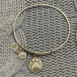 Alex & Ani paw print charity bracelet